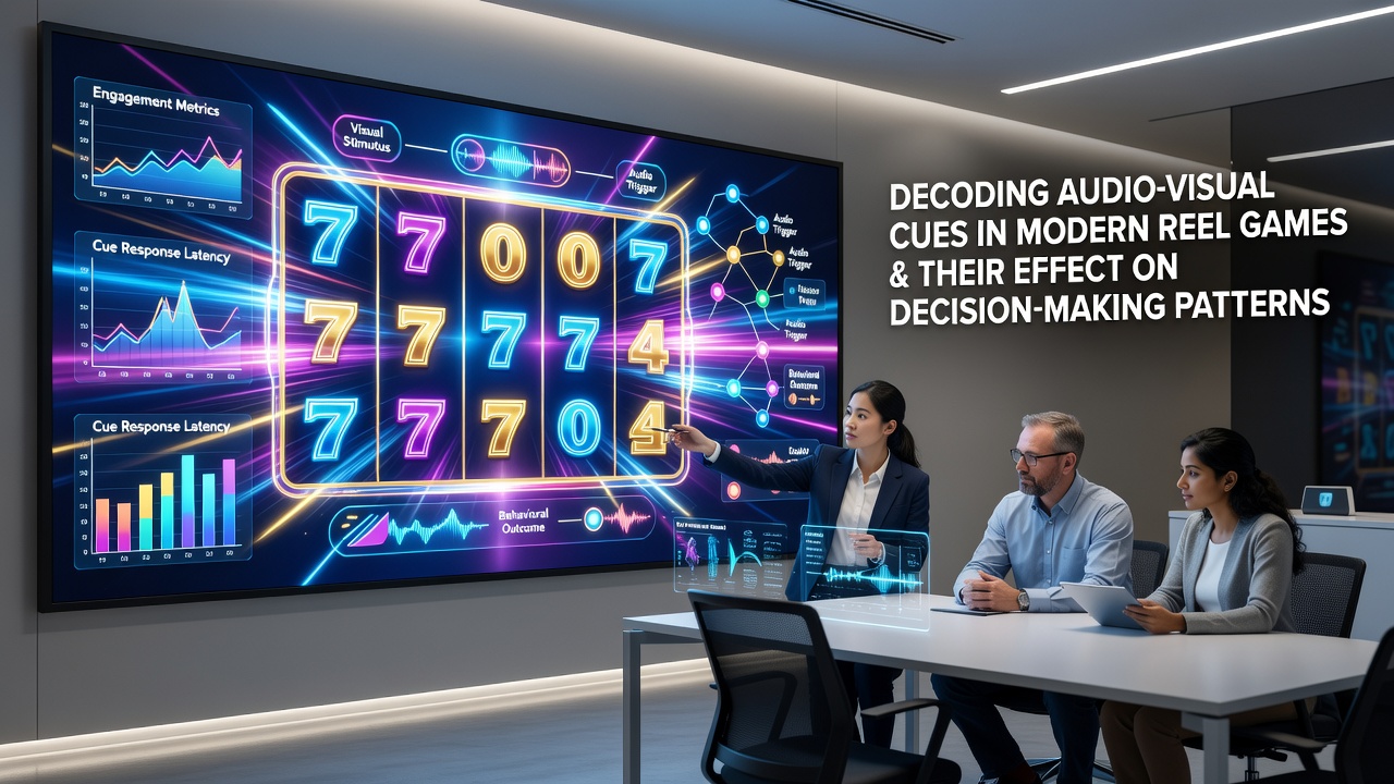 Detailed view of reel game interface highlighting synchronized sound indicators and animated visual feedback during bonus activation phases