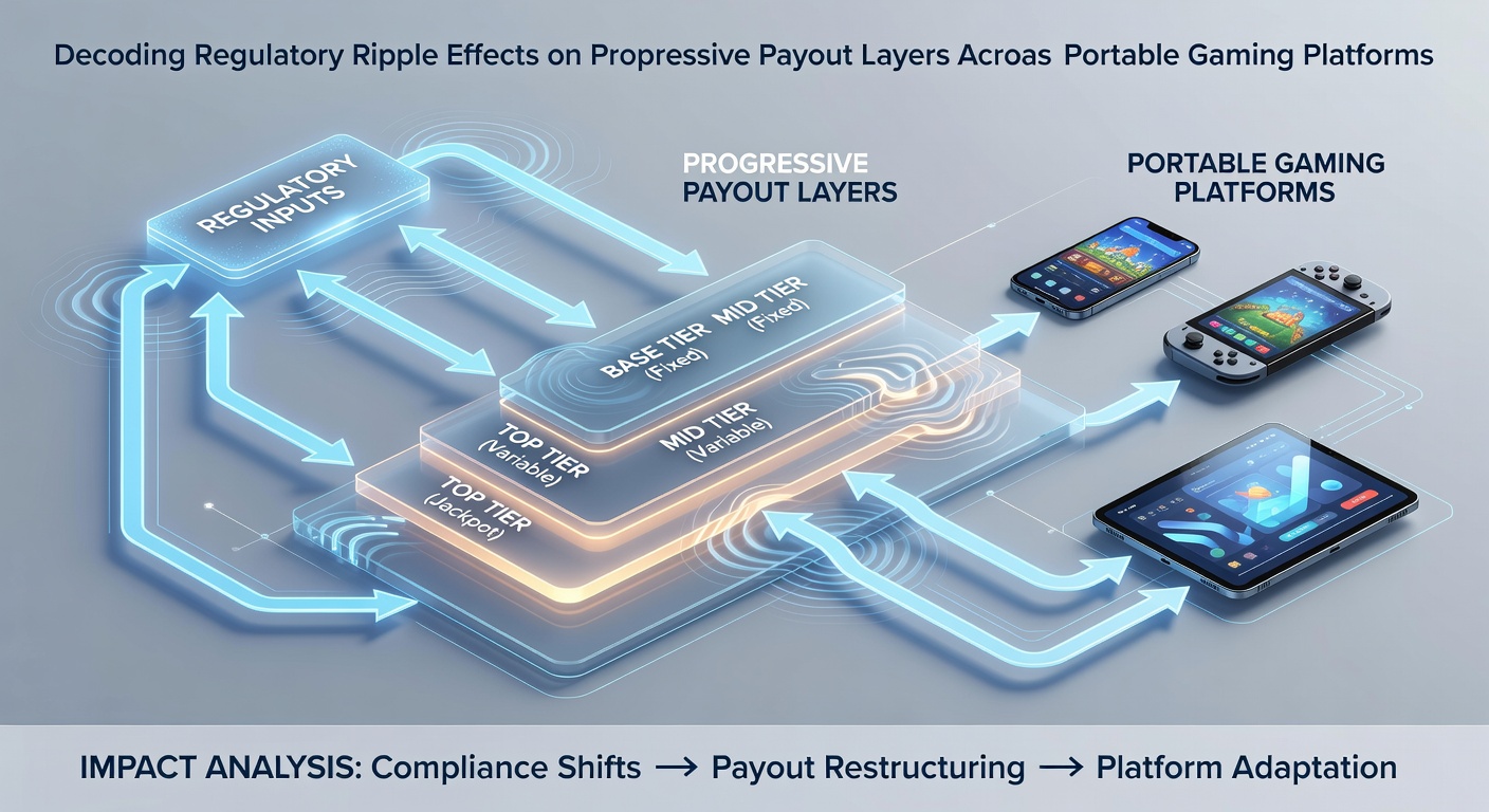 Network diagram illustrating data flows between mobile devices and centralized progressive servers under regulatory oversight