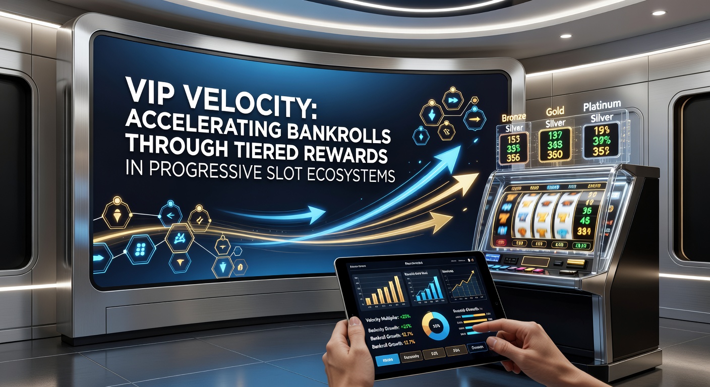 Vibrant display of a progressive slot machine jackpot meter climbing alongside VIP tier badges, illustrating accelerated rewards in online casino ecosystems