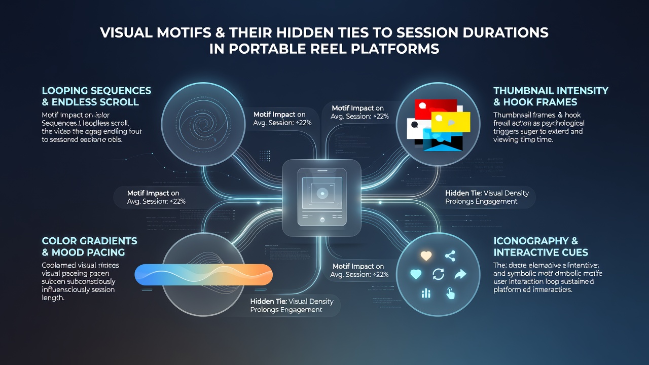 Analysis of session duration data linked to visual motif variations on portable gaming platforms